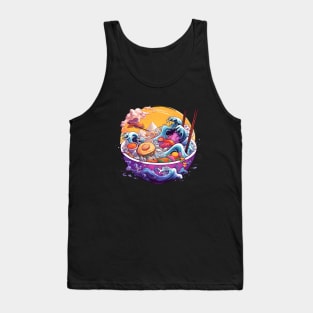 Great Wave Ramen Soup Bowl Tank Top